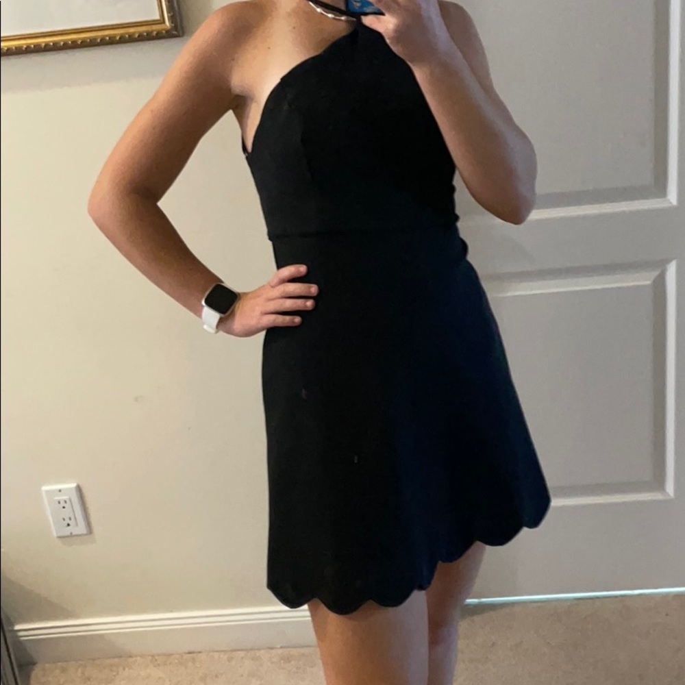 black dress